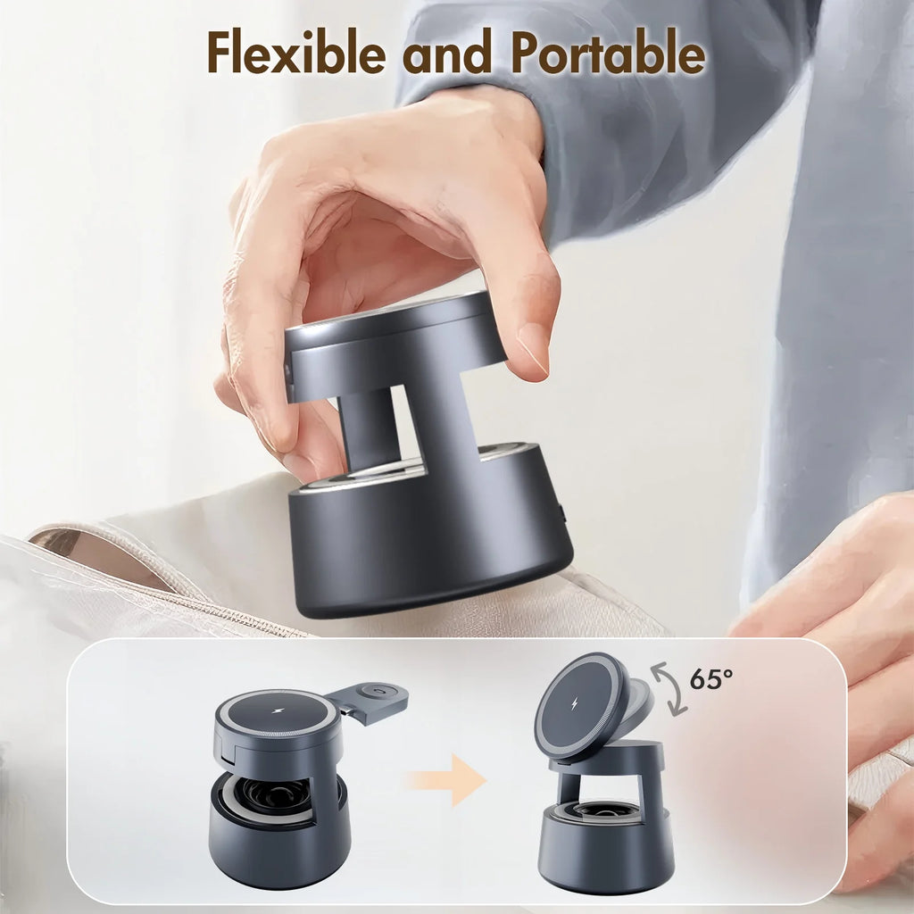 5 in 1 Wireless Charging Station, 15W Fast Charging Wireless Charger f ...